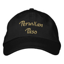 Peruvian Paso embroidered hats by manesandtails Peruvian Paso embroidered hats