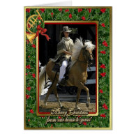 Peruvian Paso Horse Blank Christmas Card