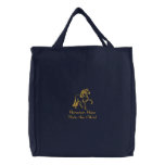 basic_tote_bag - Peruvian Paso Ride the Glide embroidered design featuring a Peruvian Paso horse and text.: Sizes  Available colors: navy