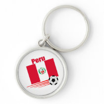 Peruvian Soccer Team Key Chains keychain