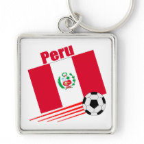 Peruvian Soccer Team Key Chains