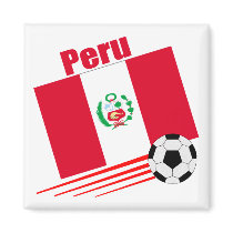 Peruvian Soccer Team Magnets