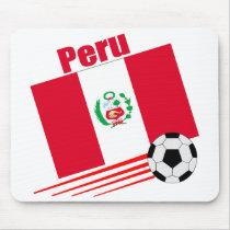 Peruvian Soccer Team Mousepads