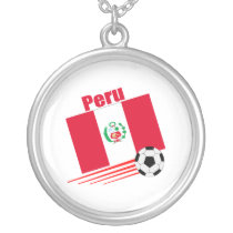Peruvian Soccer Team Personalized Necklace necklace