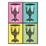 Pesach - 4 cups of wine cards