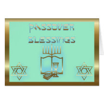 Pesach Passover Jewish Holiday Greeting Card