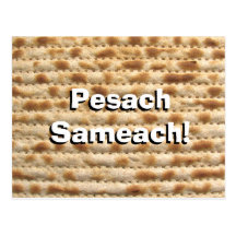 Pesach Sameach Matzah Post Card