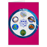 Pesach Seder Plate Card