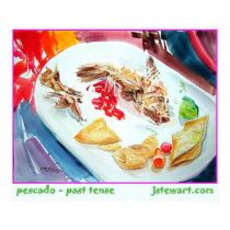 Pescado - Past Tense posters by jonart Pescado - Past Tense posters