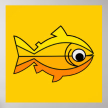 Pescados como símbolo del cristianismo posters