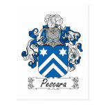 Pescara Family Crest Postcard