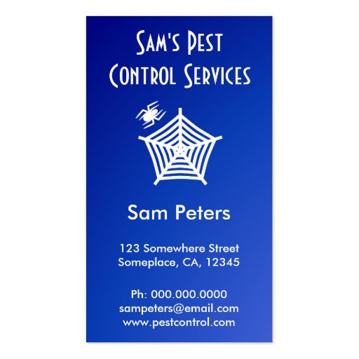 Pest Control Business Card