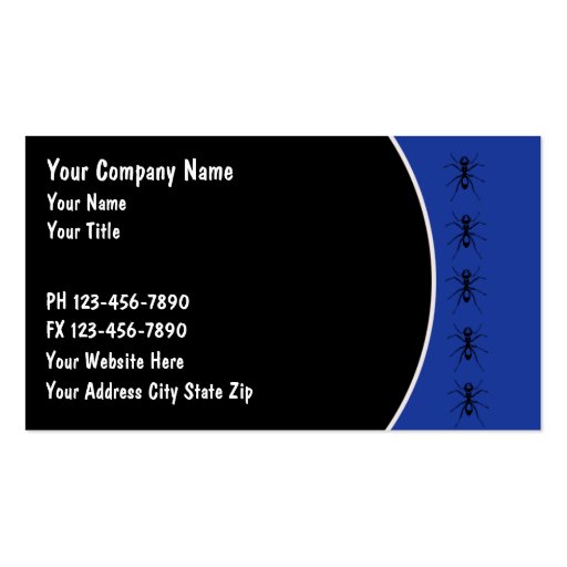 Pest Control Business Cards Zazzle