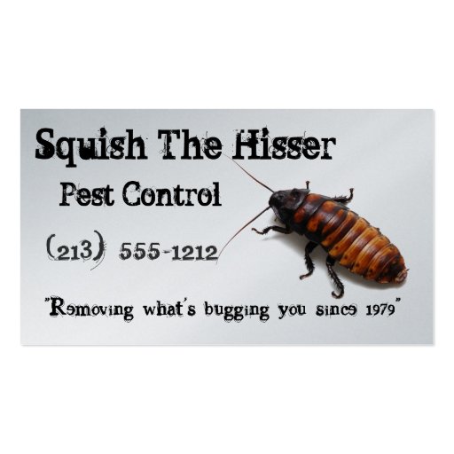 Pest Control Business Cards