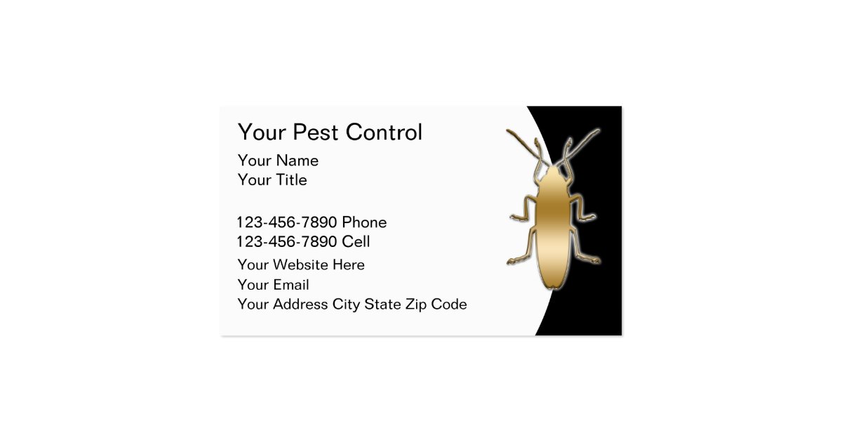 Pest Control Business Cards Zazzle