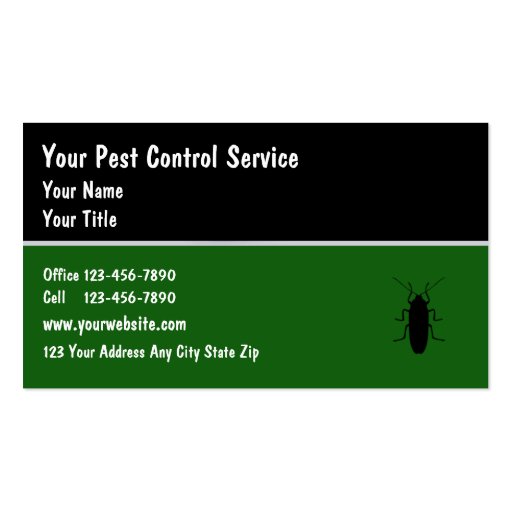 Pest Controll Business Cards