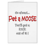 PET A MOOSE CARD