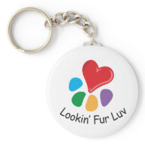Pet Adoption_Heart-Paw_Lookin' Fur Luv 2 keychains