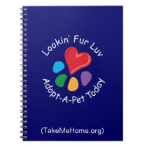 Pet Adoption_Heart-Paw_Lookin' Fur Luv_custom notebooks