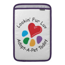 Pet Adoption_Heart-Paw_Lookin' Fur Luv ipad sleeves