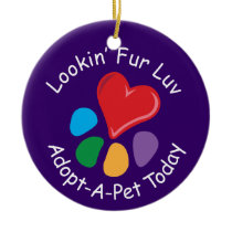Pet Adoption_Heart-Paw_Lookin' Fur Luv_pet photo ornaments