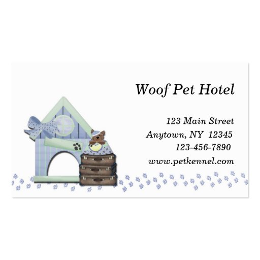 Pet Boarding Business Card Zazzle