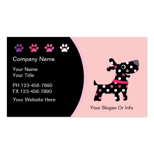 Pet Boutique Business Cards Zazzle