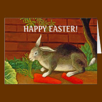 Pet Bunny Rabbit Easter Card ~ cards