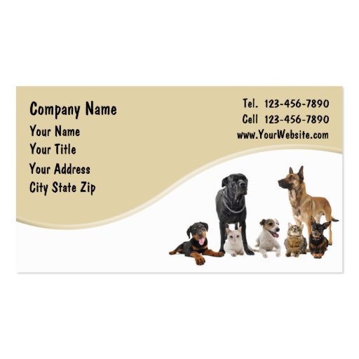 Pet Business Cards