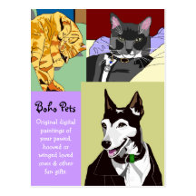 Pet Business Postcards