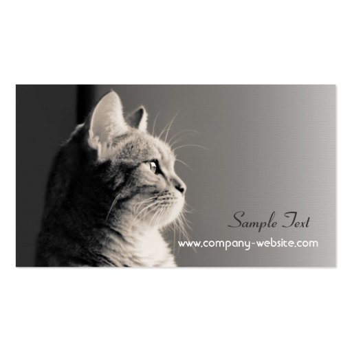 Pet Care and Adoption Business Card (front side)