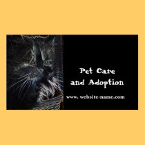 Pet Care and Adoption Business Card business cards