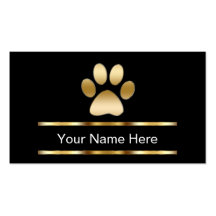 Pet Care Business Cards