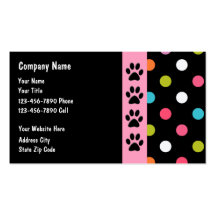 Pet Care Business Cards