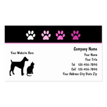 Pet Care Business Cards