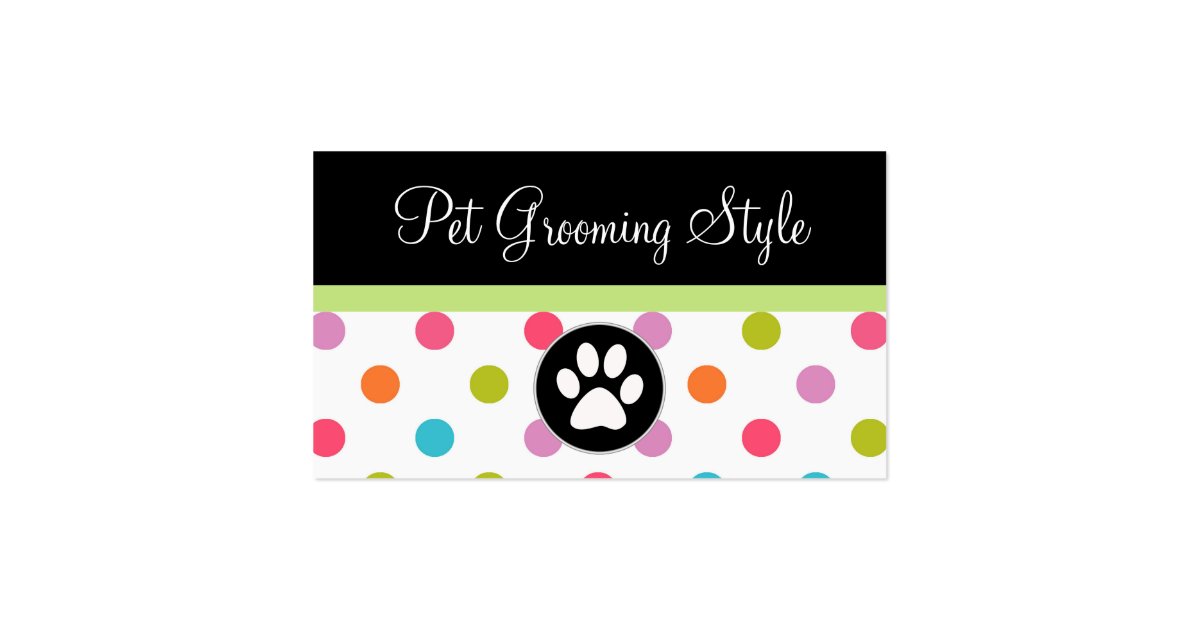 Pet Care Business Cards Zazzle