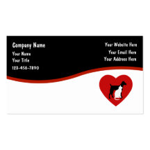Pet Care Business Cards