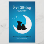 Pet Care / Pet Sitting business flyer