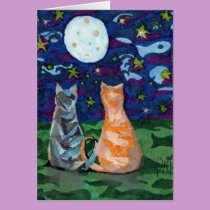pet cat sympathy art cards