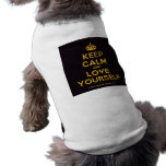 [Crown] keep calm and love yourself  Pet Clothing