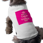 [Dancing crown] keep calm and dance on  Pet Clothing