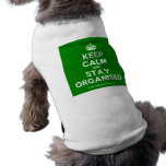 [Crown] keep calm and stay organised  Pet Clothing