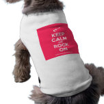 [Electric guitar] keep calm and rock on  Pet Clothing