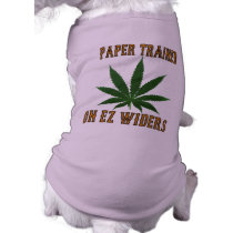 Pet Clothing, Paper Trained On Ez Widers. pet clothing