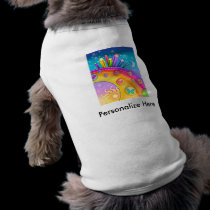 Pet Clothing - Retro Pop Art Sixties Sky pet clothing