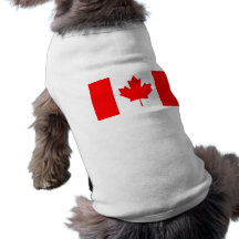 Pet Clothing with Flag of Canada