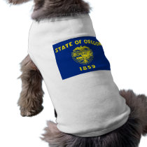 Pet Clothing with Flag of Oregon, USA