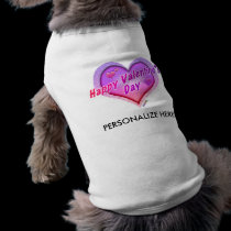 PET, DOG, CAT TEES - Happy Valentine's Day pet clothing