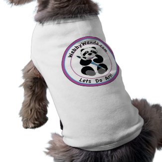 Pet Dog Coat with Panda webbywanda.com Logo