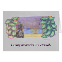 Pet / Dog Condolence Card
